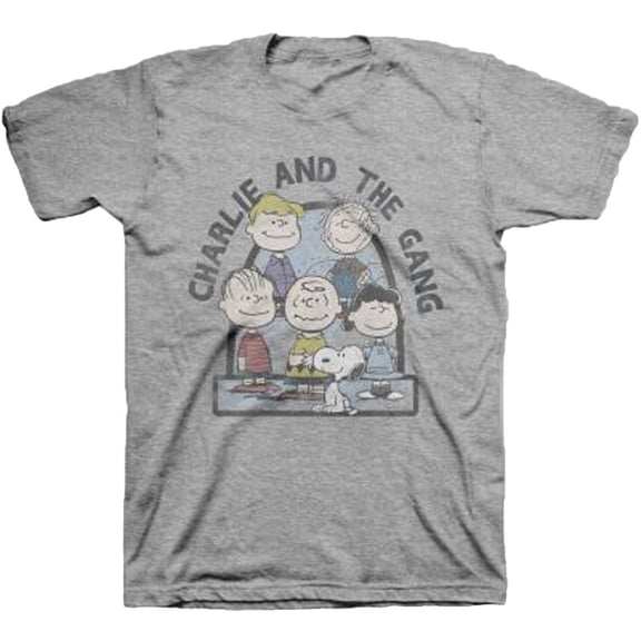 s Charlie Brown And The Gang Adult T-shirt