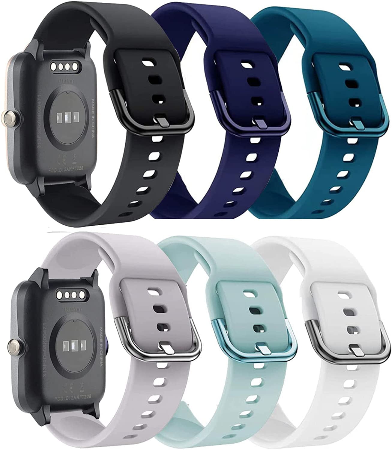 s Compatible with 19MM Willful SW021 ID205LSW025 ID205S Smart Watch 6 Pack Quick Release Soft Silicone in Ethiopia at ETB 0 Rating 5