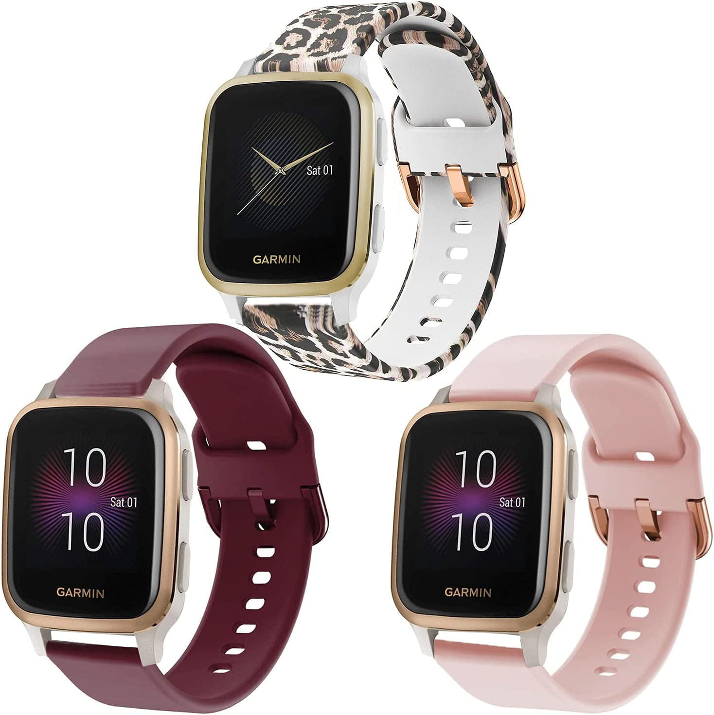 s Compatible with Garmin Venu Venu SQ SQ 2 Smart Watch Quick Release Soft Silicone Fadeless Pattern Walmart