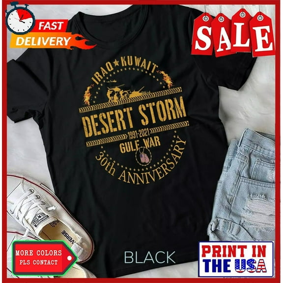 s Day Desert Storm Gulf War Anniversary Kuwait Deployment T-Shirt