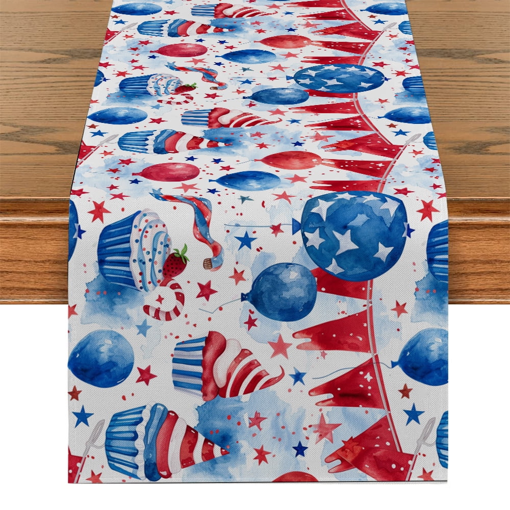 s Dinning Table rations Cake Table Runners Independence Day ration for ...