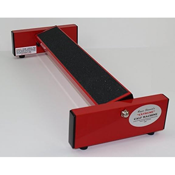 s Extreme Calf Machine Red Patented Pivoting Pedal Calf Raise & Stretch Trainer (Patent D/141,928) | Calves, Achilles & Tibialis | Improves Balance | Portable, Non-Skid$$Sport & Recreation Other