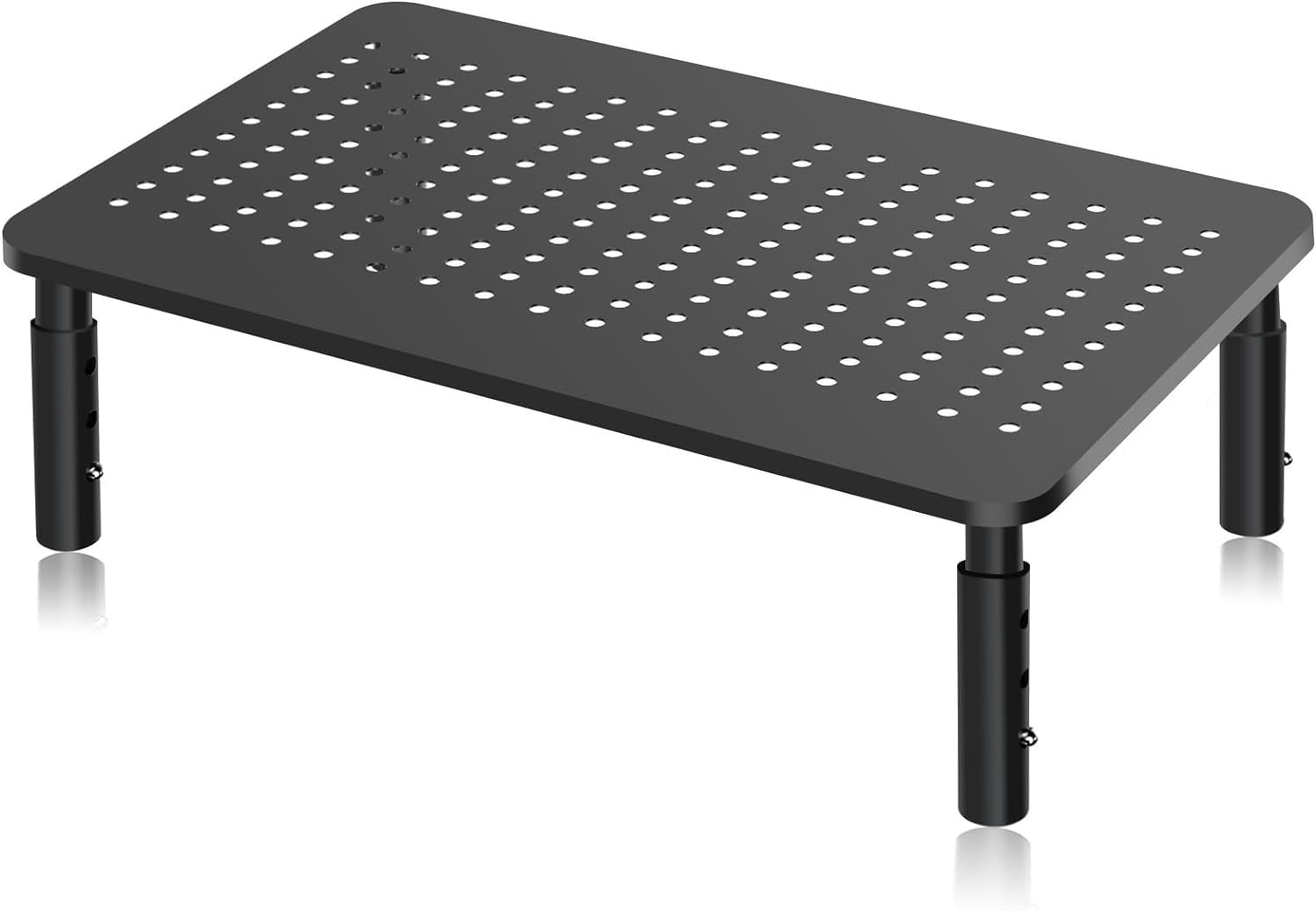 Screen Mesh Riser s Monitor Stand Riser, Metal Computer Stand, 3 Height Adjustable Screen ...