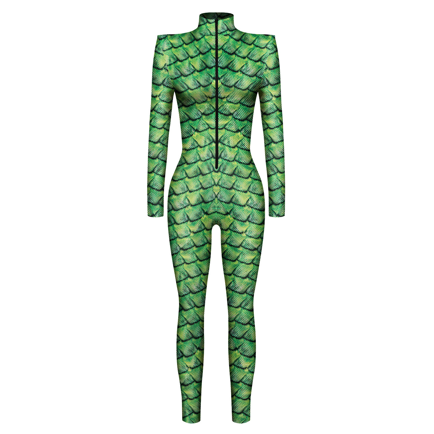 ‘s New Halloween Costume Women‘s MasqueraDe Horror 3D PrinteD Jumpsuit