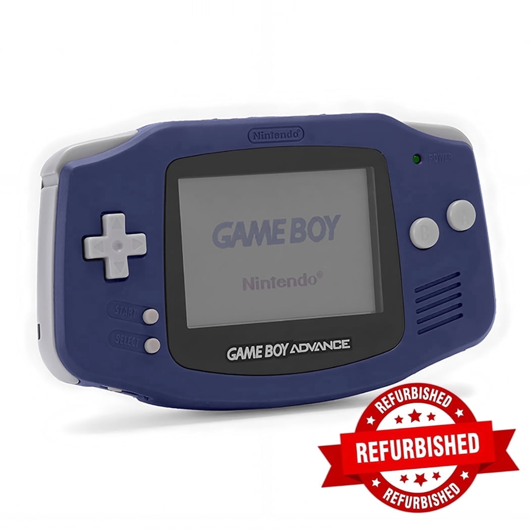 Nintendo Game Boy Advance GBA Console Game Handheld System Cleaned Tested Case GBA Lndigo blue