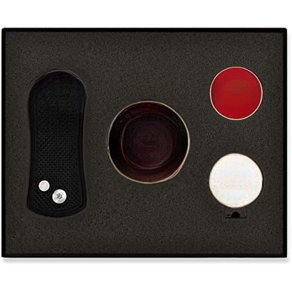 s Officially Licensed Marine Corps Golf Essentials Gift Set, Divot Tool, Hat Clip, Magnetic Ball Markers, Large Golf Ball Marker with Presentation Box - Gifts and Accessories