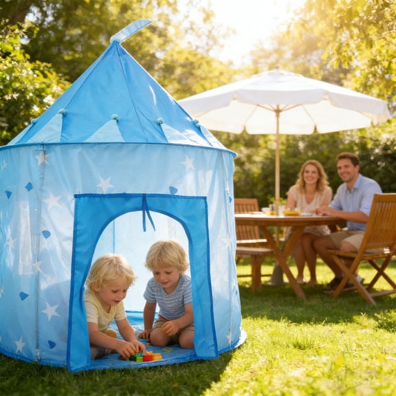 s Play Tent Indoor Outdoor Foldable Pop Up Playhouse with Carry Bag for Toddlers Boys Girls Portable Game Tent for Parties, Early Education, 2-3