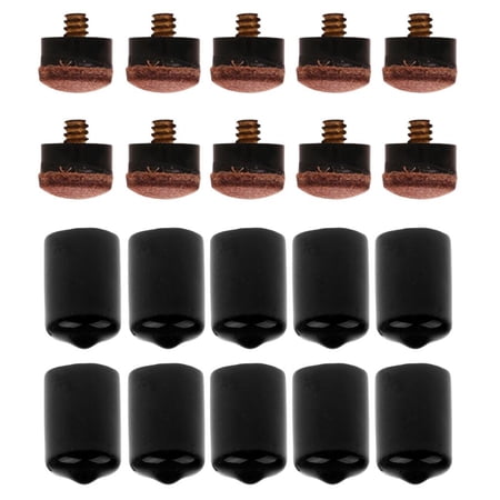 s Quality 12mm Pool Cue Repair Tips With s Protectors Billiard Accessories Combo