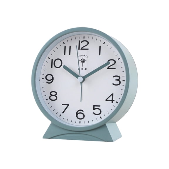 s Round Alarm Clock with Big Numerals Battery Operated Desk Clock for Bedroom