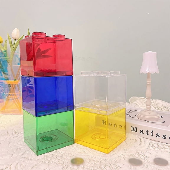 s Shape Coin Box Kid Money Bank Stackable Storage Box Toy Gift for Children