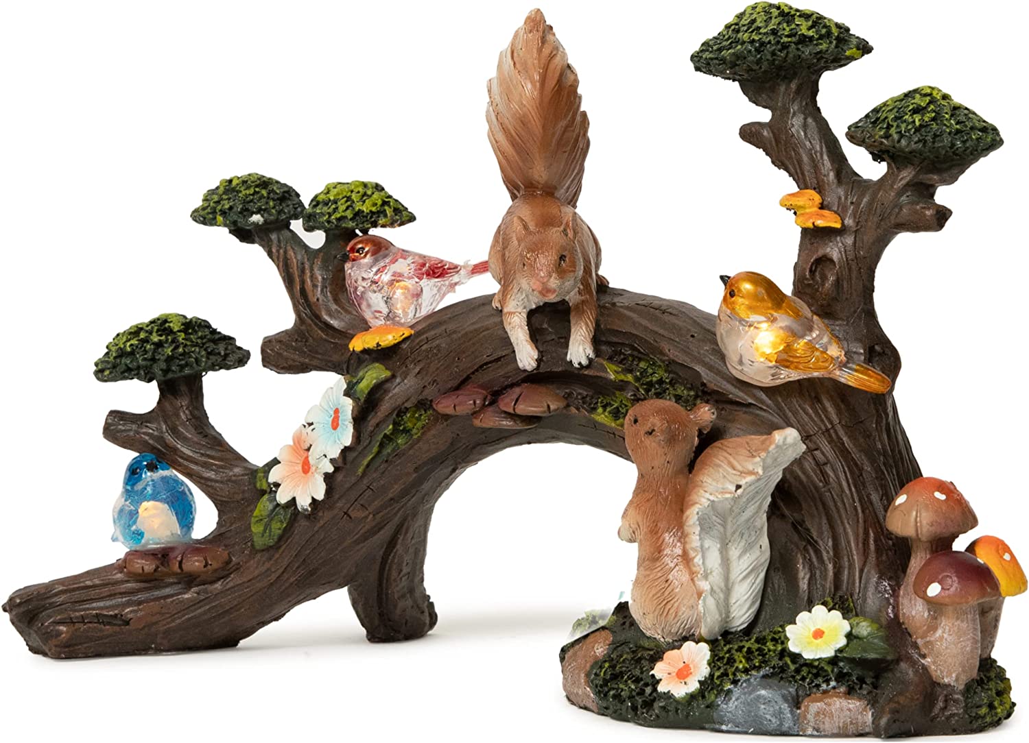 s & Squirrels Bonsai Tree Solar LED Light SunPowered Garden