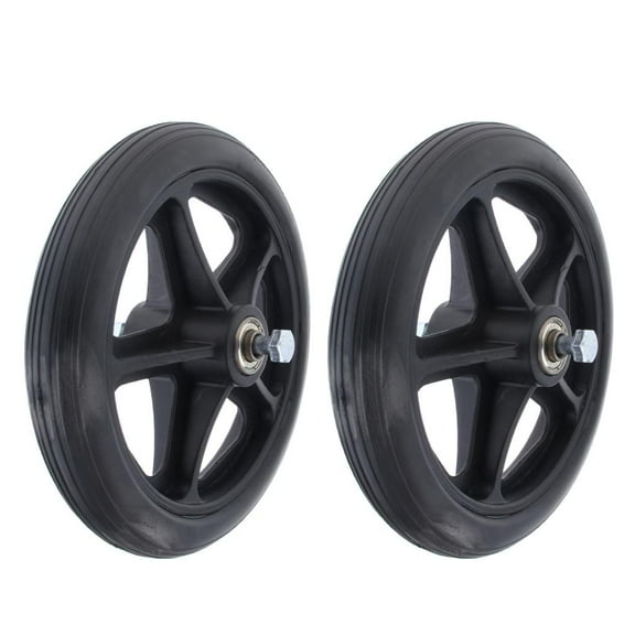 s Wheelchair Caster Wheels - Front Wheel Tires for Wheelchair - 7 inch.