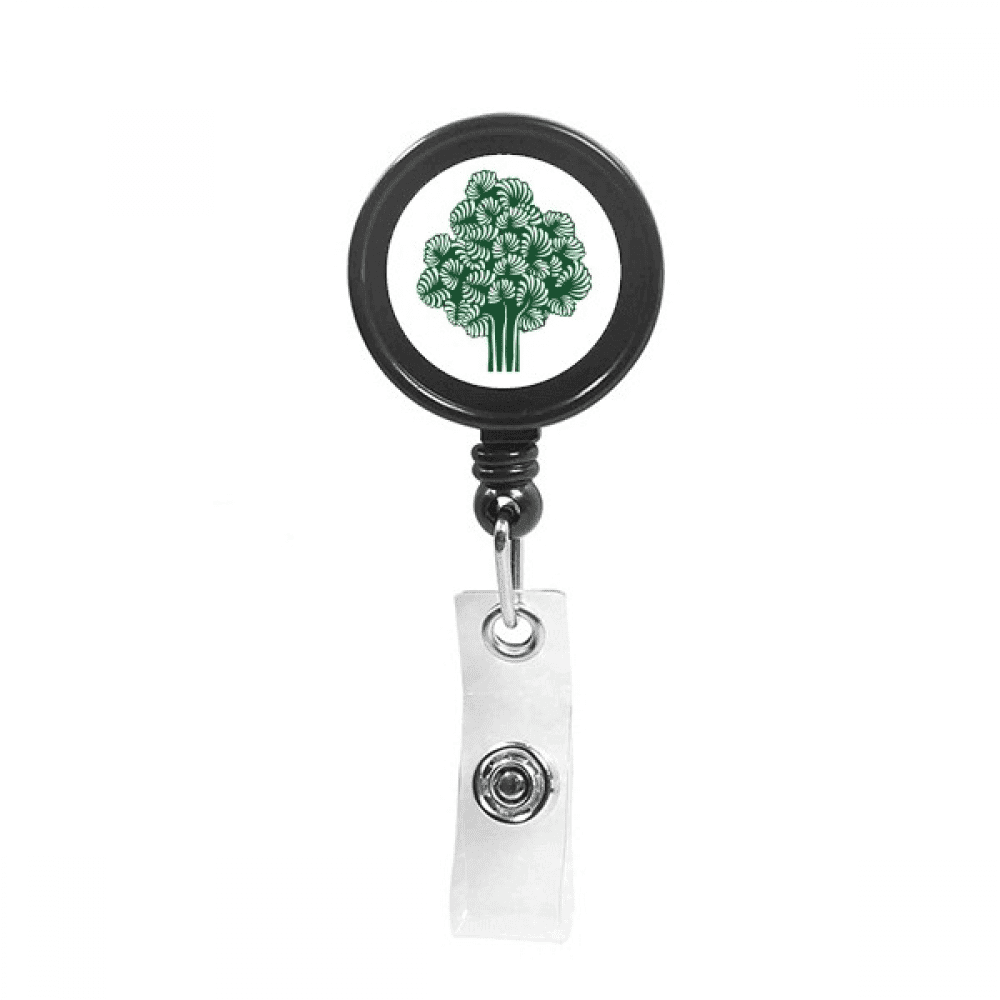 s flowers trees  Retractable Keychain Badge Holder ID Badge