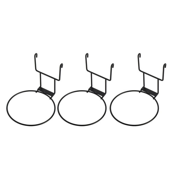 s3PCS Pot Holder Rings Wall Mounted Flower Pot Holder Rings Plant Hanger Metal Planter Hooks Hangers Wall Bracket