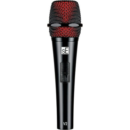 sE Electronics V2-SW-XLR Supercardioid Dynamic Handheld Microphone with On/Off Switch (Includes 15' Cable)
