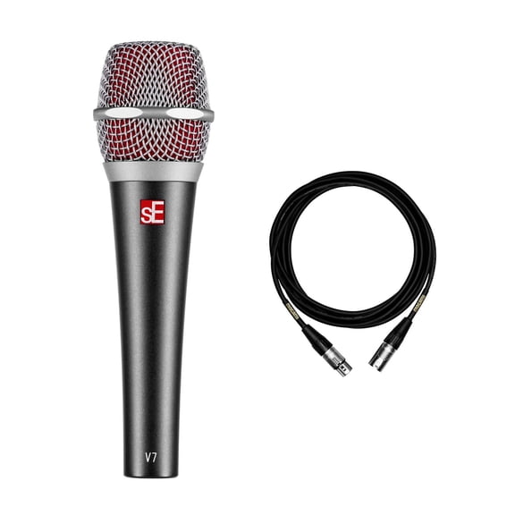 sE Electronics V7 Microphone w/ 15-Foot Mogami XLR Cable Bundle