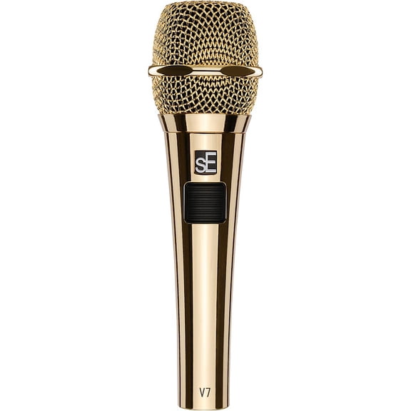 sE Electronics V7 PTT Talkback Dynamic Microphone - Gold