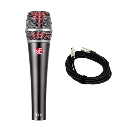 sE Electronics V7-X Dynamic Vocal Microphone Bundle with 20-foot XLR Cable