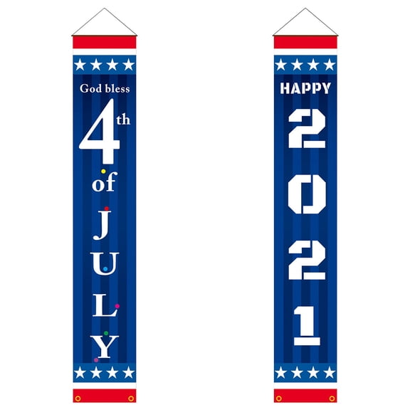 sIndependence Day Courtyard Home Party Decoration Banners