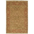 thumbnail image 1 of safavieh old world collection ow115e hand-knotted traditional oriental light green and rust wool area rug (4' x 6'), 1 of 5