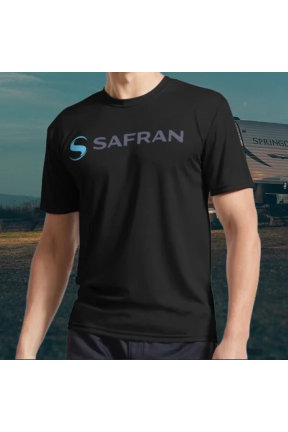 safran aerospace merchandise Active Logo T-Shirt Funny Size S to 5XL