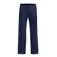 thumbnail image 1 of safuny Cargo Pants for Men Soft Full Pants with Pocket High Waist Solid Color Fashion Fall Winter Long Trousers Comfy Lounge Casual Navy L, 1 of 5