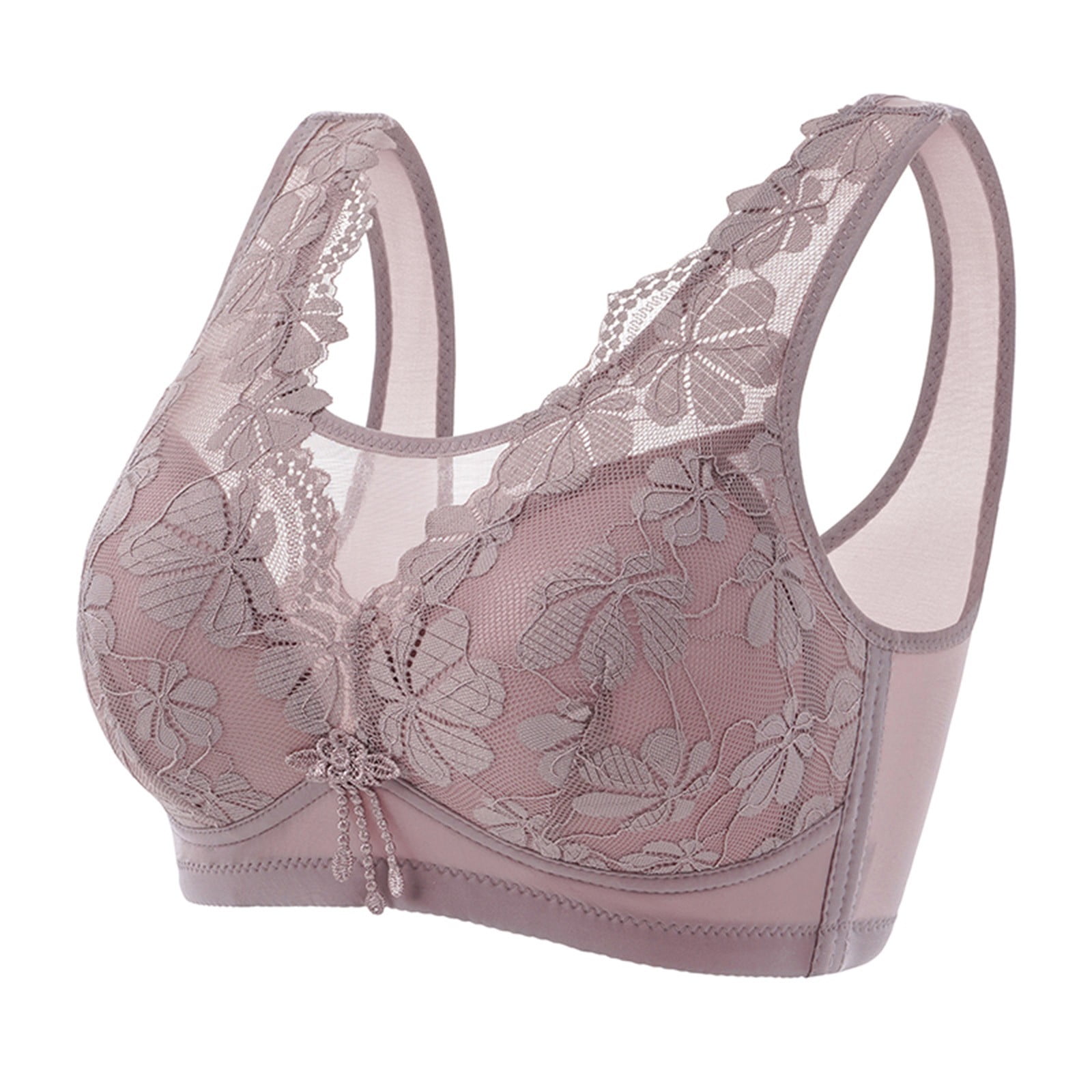 Bralux Non Padded B Cup Bra with Adjustable Strap, Lace Fabric, Womens  Everyday Bra - Price History