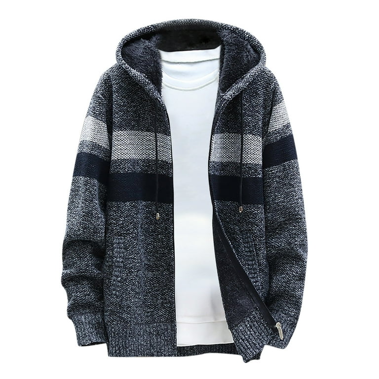 Casual Striped Hooded Long Sleeve Sweater Casual Striped Hooded Long Sleeve Sweater