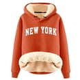 thumbnail image 1 of Fashionable Autumn and Winter Velvet Thickened Warm Solid Color Color Cardigan Women's Hooded Sweatshirt Hoodie Sweatshirts for Women Womens Hooded Sweatshirts Pullover Women Hooded Tops Jacket, 1 of 2