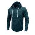 thumbnail image 1 of safuny Men's Loose Pullover Hoodie Sweatshirts Fashion Workwear Casual Sports Holiday Sales Solid Color Clearance Crew Neck Drawstring Long Sleeve Athletic Blue M, 1 of 5