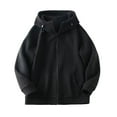thumbnail image 1 of safuny Men's Outdoor Zipper Jacket Long Sleeve Breathable Soft Fabric Hooded Lightweight Casual Coat Ideal for Climbing Running Summer Activewear Black L, 1 of 6