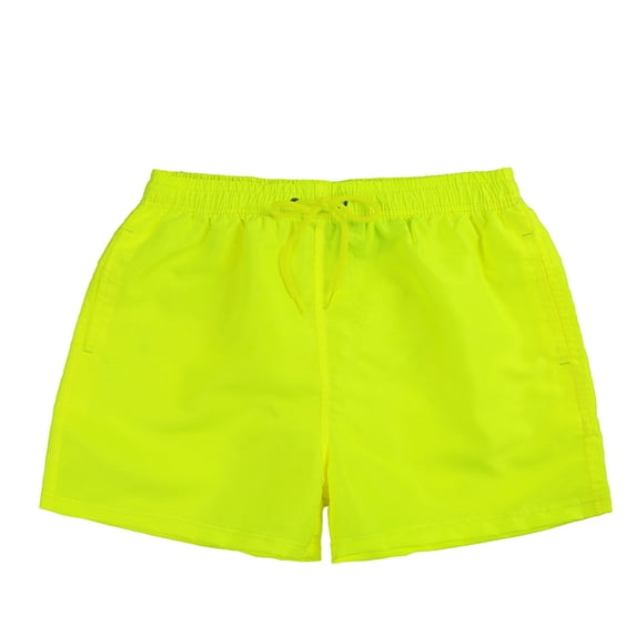 safuny Men's Swim Trunks Shorts Swimwear Pants Teens Boys Holiday Drawstring Fashion Trousers Casual Summer Relaxed Pants Athletic Flame Graphic Gradient Color Yellow XXL