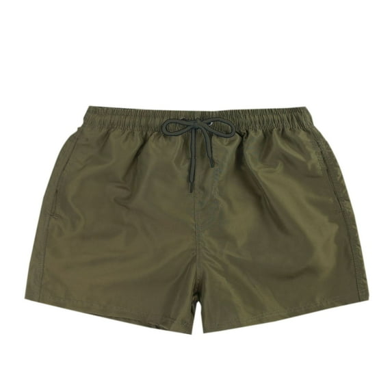 safuny Men's Swim Trunks Shorts Swimwear Pants Teens Boys Holiday Drawstring Fashion Trousers Casual Summer Relaxed Pants Athletic Flame Graphic Gradient Color Clearance Army Green XL