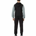 thumbnail image 1 of safuny Men's Winter Long Sleeve Sports Zipper Tracksuits 2 Piece Loose Hoodie Outfits Big&Tall Casual Activewear Joggers Pants Workout Jackets Crew Neck Sweatshirts Pockets Black M, 1 of 8