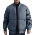 thumbnail image 1 of safuny Mens Jackets Casual Fall Winter Warm Windbreaker Full Zip Crewneck Outwear Padded Lined Coats with Pockets Navy M, 1 of 7