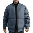 thumbnail image 1 of safuny Mens Jackets Casual Fall Winter Warm Windbreaker Full Zip Crewneck Outwear Padded Lined Coats with Pockets Navy XXXXXL, 1 of 7