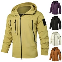 safuny Rain Jacket Women Lightweight Rain Jacket Active Outdoor Hooded Raincoat Packable Windbreaker Jacket Black L