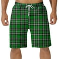 thumbnail image 1 of safuny Short Pants for Men Soft Relaxed Casual Wear Elastic Waist Solid Color Fashion Fall Spring Trousers Comfy Lounge Casual Shorts with Pocket Green XXXXXL, 1 of 4