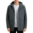thumbnail image 1 of safuny Solid Color Hooded Zip-Up Jacket Long Sleeve Casual Coat with Drawstring and Pockets Lightweight Versatile Outerwear for Outdoor Activities and Everyday Wear Gray XL, 1 of 5