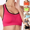 thumbnail image 1 of safuny Sports Bra for Women Ultra Light Lingerie Traceless Yoga Sleep Fitness Style Comfort Daily Brassiere Underwear Steel Ring Free Wireless Seamless Smoothing Camisole Black L, 1 of 5