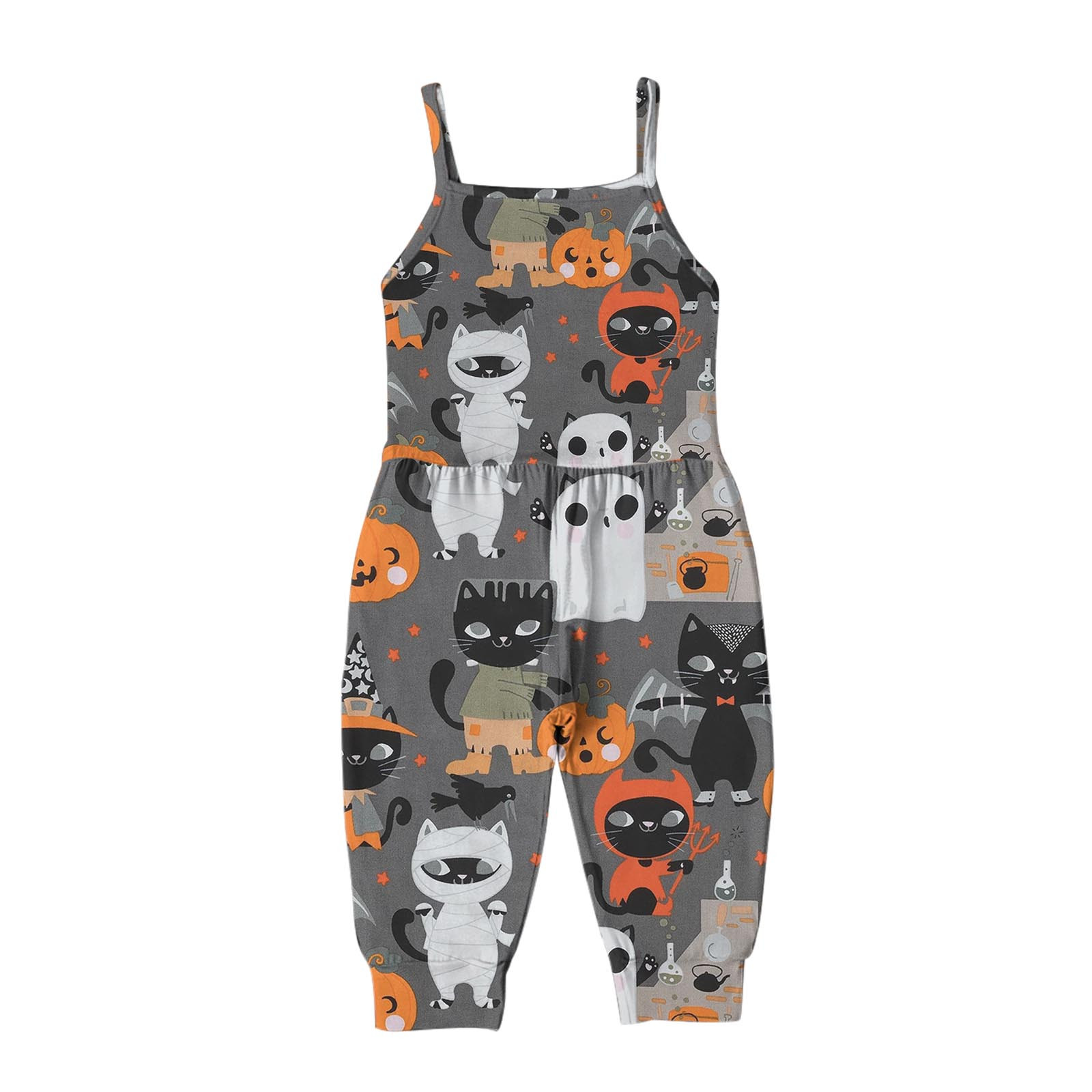 safuny Toddler Romper Jumpsuit Overalls Pants Suspender Sales Halloween ...