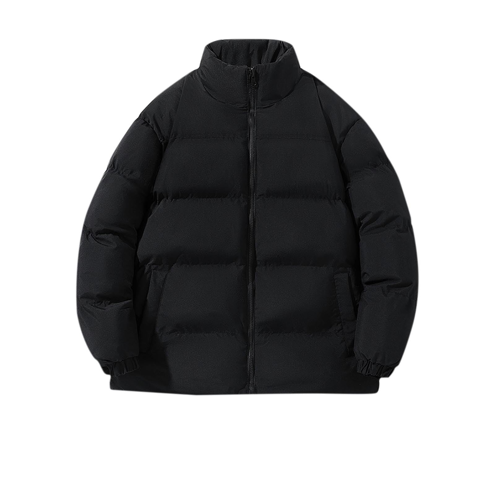 Urbann-Vibe Mens Hooded Insulated Parka Warm Long Coat main image 1