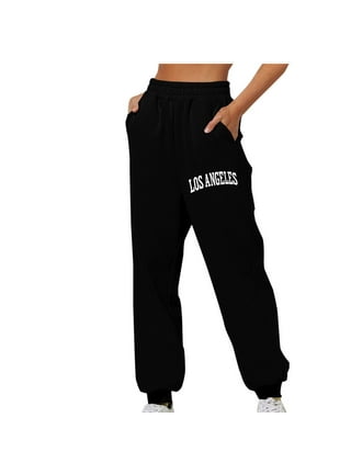 Genuiskids Women Juniors Baggy Sweatpants Active Sports Trousers Inner  Plush Thickened High Waist Pockets Loose Joggers Pants Warm Bottoms Fall  Winter