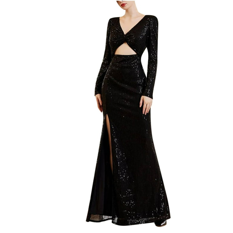 Sexy Gradual Change Bandage Contrast V Neck Evening Dress Dresses Sexy Gradual Change Bandage Contrast V Neck Evening Dress Dresses
