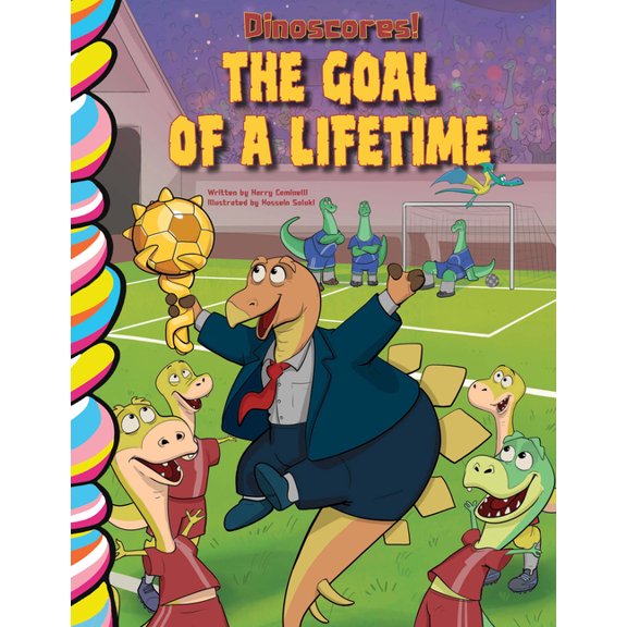 Dinoscores Dinoscores: The Goal of a Lifetime (Soccer), (Board Book)