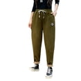 thumbnail image 1 of safuny Women's Pants Solid Color Fashion Full Length Trousers Comfy Lounge Casual Pencil Pants for Lady Wife Daughter Girlfriend Yellow XXXXXL, 1 of 5