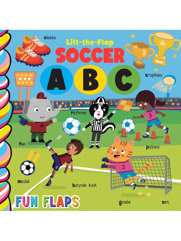Fun Flaps Soccer ABC, (Board Book)
