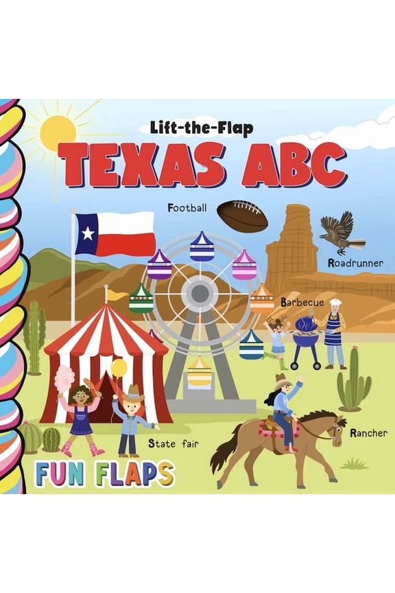 Fun Flaps Texas ABC, (Board Book)