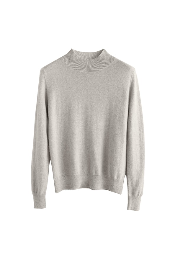 Womens Fall Sweaters Long Sleeve Seamless Knit Half Turtleneck Sweater Soft Lightweight Winter Pullover Tops Gray _x XXL