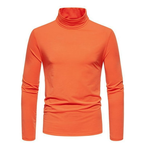 sageysalite Turtle Neck Tops for Men Slim Fitted Pullover Casual Lightweight Base Layer Loungewear Long Sleeve Shirts